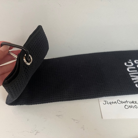 New Black Swing Swear Repeat golf towel, New golf towel Great Dad gift New - Picture 2 of 5